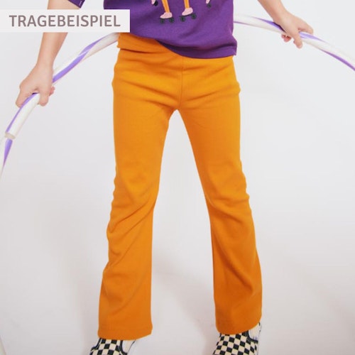 Weite Rippe Schlaghose