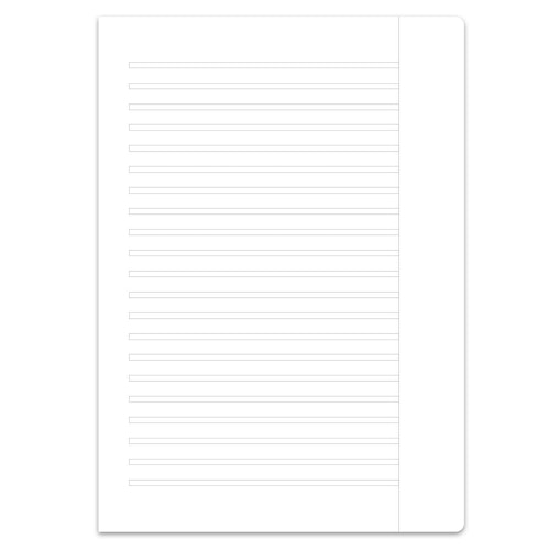 Schulheft liniert weißer Rand 3. Klasse Lineatur 3R, DIN A4