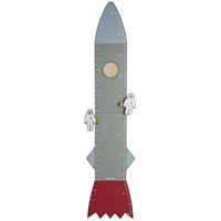 Messlatte aus Holz - Rakete