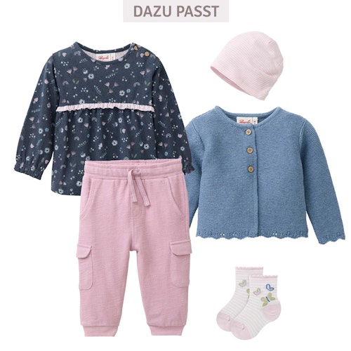 Edles Langarmshirt Herbstblüten