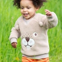 Vorschaubild Weicher Fleece Pullover Bibergesicht