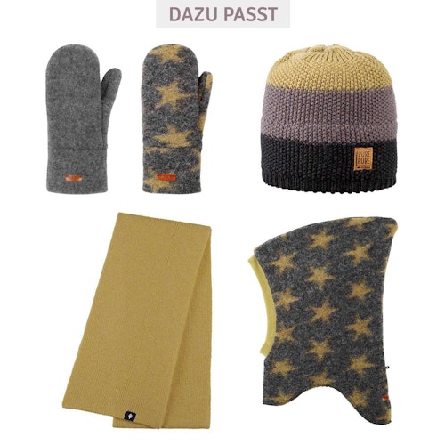Wintermütze- und Übergangszeit gestrickt