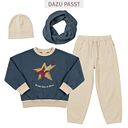 Vorschaubild Pullover beige Wikinger Print