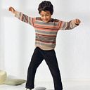 Vorschaubild Pullover People Wear Organic Strick langarm Motiv