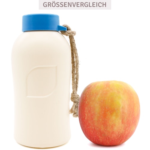Trinkflasche auslaufsicher & melanienfrei – 400 ml blau