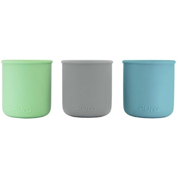 3er-Set Trinkbecher Silikon 150 ml