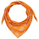 Vorschaubild Großes Dreiecktuch Musselin rost-orange