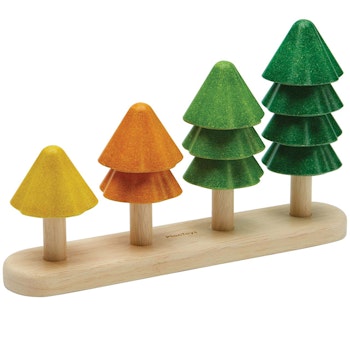 Holz Sortierspiel Bäume – ab 18 Monaten