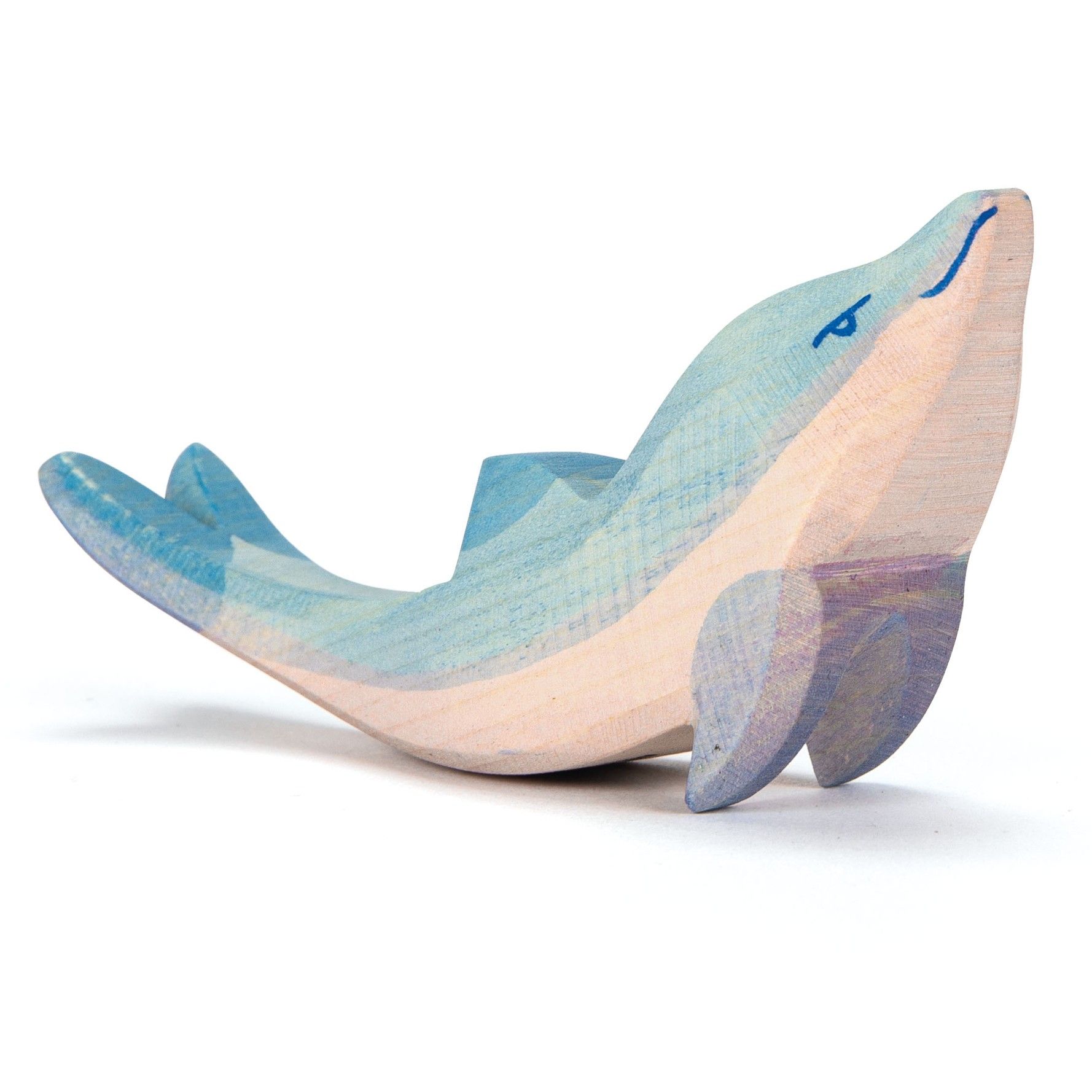 Delfin Kopf hoch Holzfigur 7,5 cm