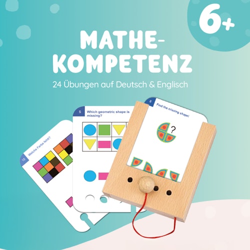 Kartensatz Mathekompetenz ab 6 Jahren (ohne Lochkasten)