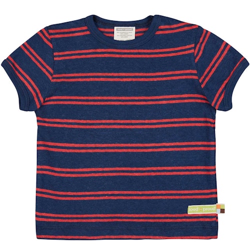 Leichtes Leinen Shirt kurzarm Streifen