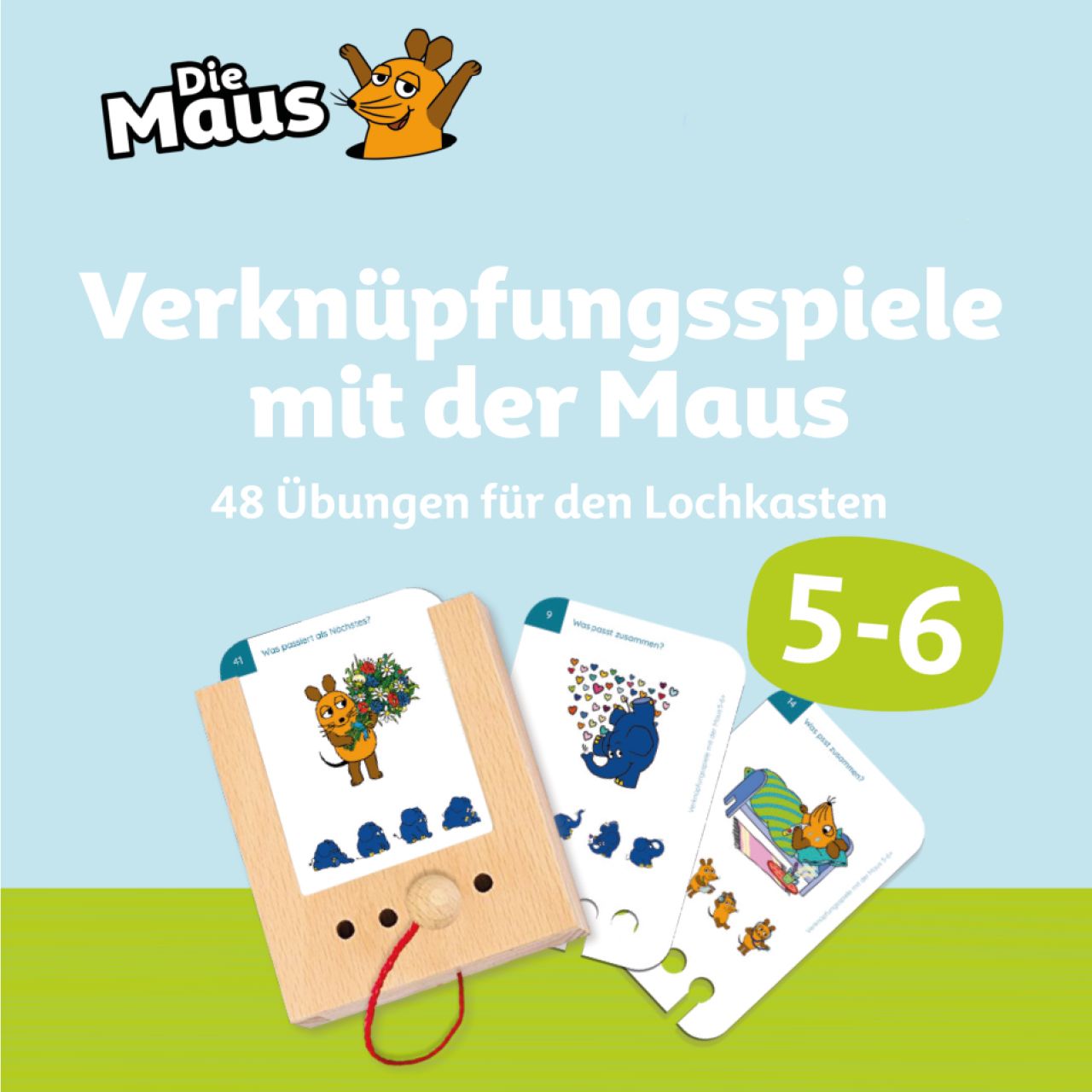 Verknüpfungsspiele mit der Maus 5-6 J. Kartensatz (ohne Lochkasten)