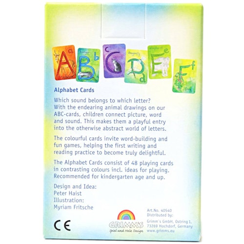 Englisches Alphabet Kartenspiel ab 4 Jahren