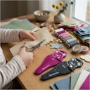 Vorschaubild Kinder Bastelschere - Kindergarten Schule 10 cm Schere