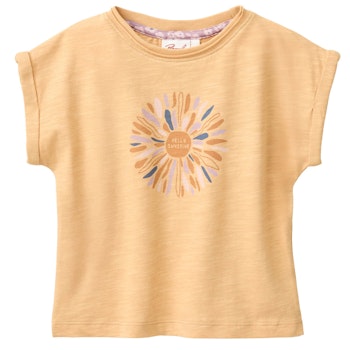 Weiches T-Shirt Sonne honiggelb