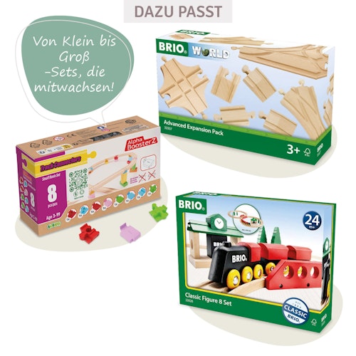 Schienen und Weichensortiment 11 Teile