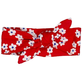 Schickes Haarband Blümchen rot