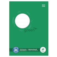 Heftumschlag für DIN A5 Schulheft – grün
