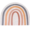 Vorschaubild Kinder Tischset aus Kork Regenbogen creme 40 x 31,5 cm