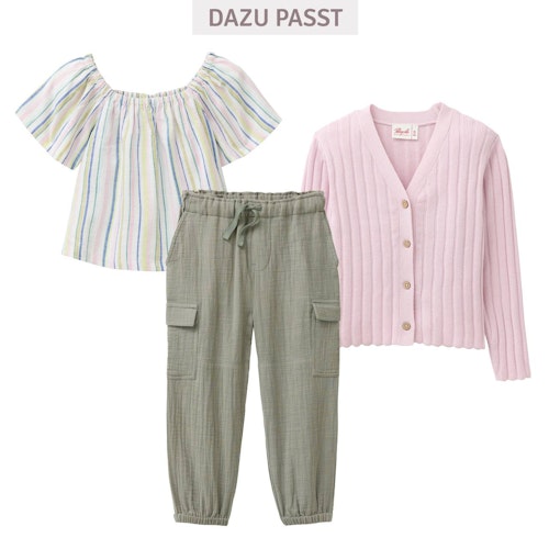 Leichte Musselin Cargohose