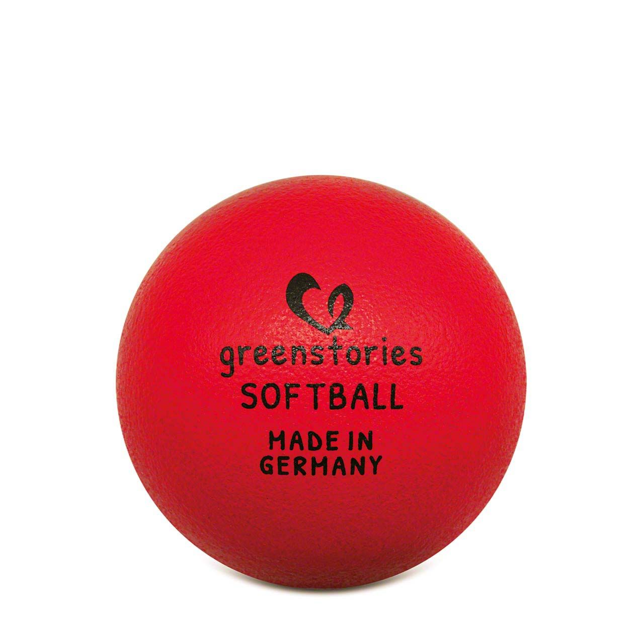 Softball 16 cm rot