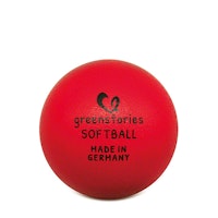 Softball 16 cm rot
