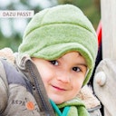 Vorschaubild Steck Schal 1 - 6 Jahre Woll Fleece grün