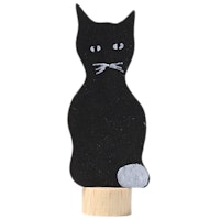 Grimms Stecker Katze schwarz