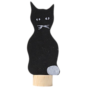 Grimms Stecker Katze schwarz