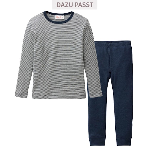 Langarmshirt Wolle Seide