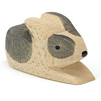 Kaninchen klein Holzfigur 2 cm
