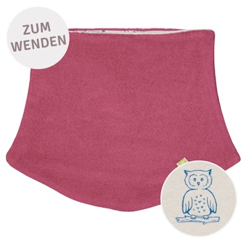 Wende Schlauchschal Fleece altrosa