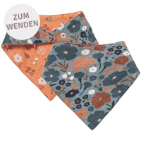 Wende Dreiecktuch Herbstwiese blaugrau