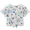 Vorschaubild T-Shirt Knotendetail tropische Blüten