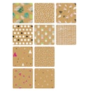Vorschaubild Motivblock Kraftpapier – 20 Blatt Motivpapier & -karton