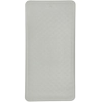 Badewanneneinlage aus Naturkautschuk 75x34 cm - grau