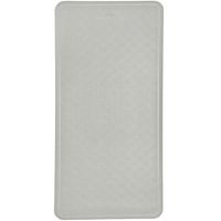 Badewanneneinlage aus Naturkautschuk 75x34 cm - grau