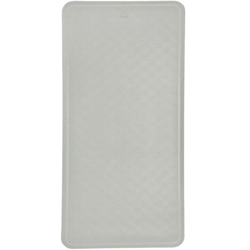Badewanneneinlage aus Naturkautschuk 75x34 cm - grau