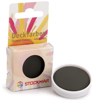 Wasserfarbe Farbnapf Schwarz