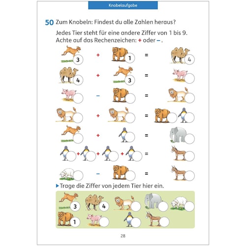 Mathe trainieren 1. Klasse