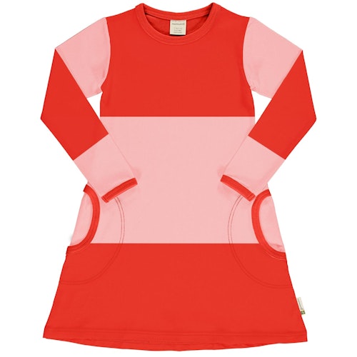 Langarmkleid im Block-Design