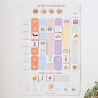 Pastell Familienwochenplaner A3 inkl. 560 Symbole