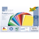 Vorschaubild Recycelter Fotokarton bunt DIN A5 50 Blatt