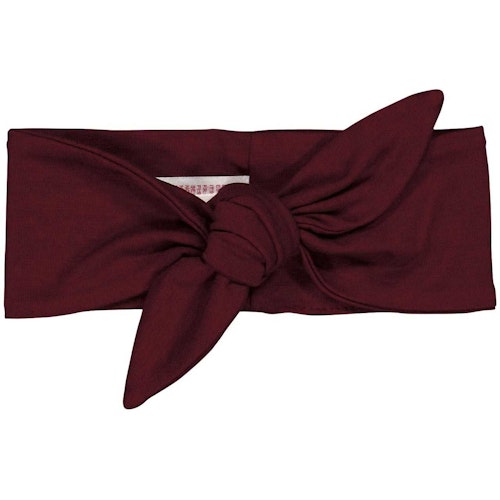 Edles Haarband uni pflaume