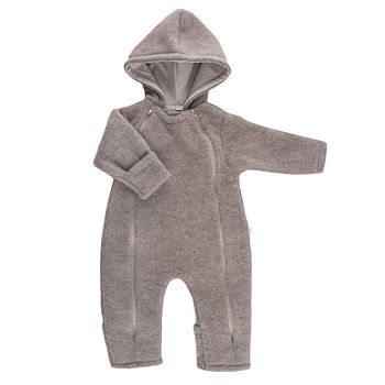 Wollfleece Overall Baby sand-melang