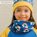 Vorschaubild Sweat Schlauchschal Einhörner