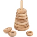 Vorschaubild Steckturm aus Eschenholz - Ringe 18,5 cm