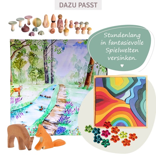 Holzfiguren Set 22 Teile Moonlight Tale