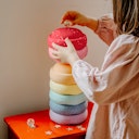 Vorschaubild Stapelstein® Special Mini rainbow pastel 6+1 kleine Elemente