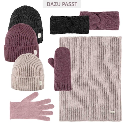 Damen Loop Baby Alpaka Merinowolle Mix beige